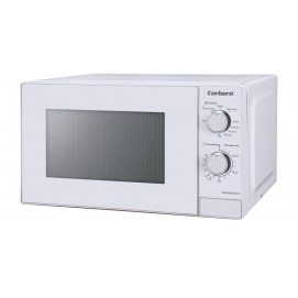 Microondas de superficie Corberó CMICM5020GW, 20 litros, potencia 700W, grill 1000W, 9 funciones, blanco