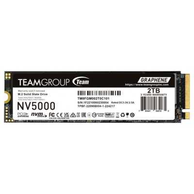 SSD TEAMGROUP NV5000 2TB NVMe PCI-E GEN4X4 C47