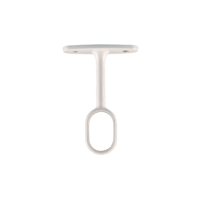 Soporte armario central ovalado blanco (1 ud) cintacor - storplanet