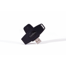 CoolBox CSI-680 lector de tarjeta inteligente interior exterior usb 2.0 negro