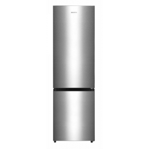 Frigorífico combi Infiniton FGC-340C20XEN, 202 x 59 x 59.5 cm, No Frost, clase E, 241 kWh año, 40dB, 340 litros, luz LED, acero inox antihuellas