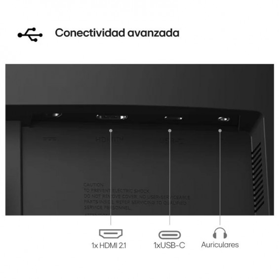 Monitor LG 27U421A-B, 27 pulgadas, Full HD (1920×1080), VA, 100 Hz, 5 ms GtG, USB-C, HDR10, clase D - imagen 4