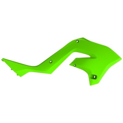 Tapa de radiador Polisport, verde lima KX125/250 8425800004