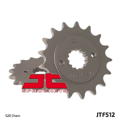 Piñón JT SPROCKETS acero estándar 512 - Paso 520 JTF512.17