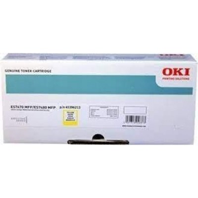 OKI Executive ES7460/ES7470/ES7480 Amarillo Cartucho de Toner Original - 45396213