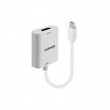 Lindy 41069 adaptador de cable de v?deo Mini DisplayPort HDMI tipo A (Estándar) Blanco