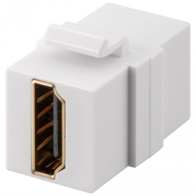 Adaptador KeyStone HDMI BLANCO GOOBAY