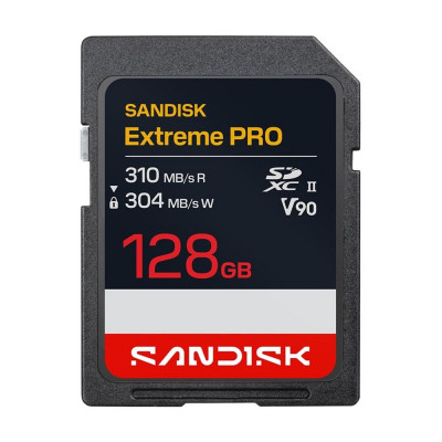 Tarjeta memoria secure digital sdxc 128gb sandisk extreme pro uhs - ii