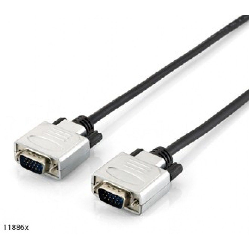 Cable VGA Monitor Macho-Macho HQ 5mts EQUIP