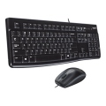 PACK TECLADO Y MOUSE LOGITECH MK120 RUSO CON CABLE USB P/N:920-002561