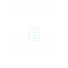 Tico E-5828 etiqueta autoadhesiva Rectángulo Permanente Blanco 100 pieza(s)