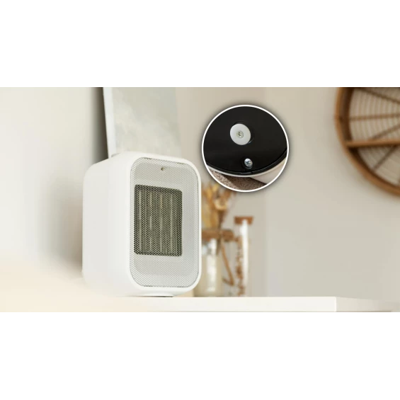 Calefactor cerámico de sobremesa Cecotec ReadyWarm 1500 Max Ceramic White, 1.500 W, blanco - imagen 6