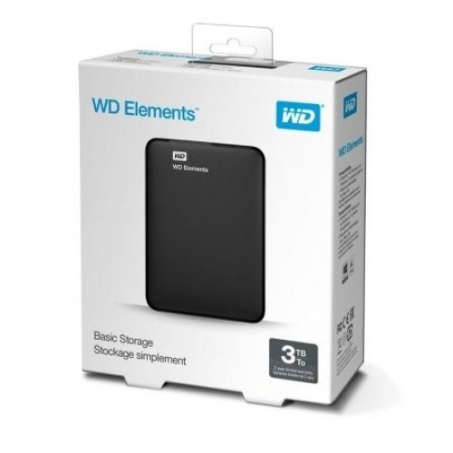 Disco Externo Western Digital WD Elements Portable 3TB/ 2.5/ USB 3.0