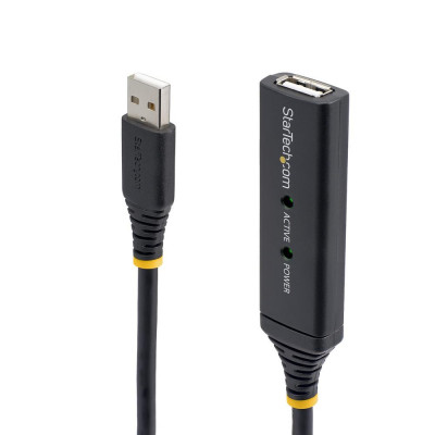Cable usb tipo a startech 25m - macho - hembra - negro