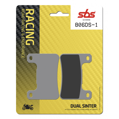 DS Racing Dual Sintered Brake Pads SBS 806DS1