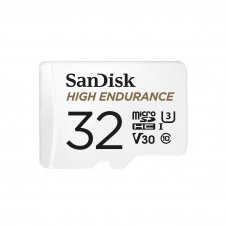 SANDISK High Endurance memoria flash 32 GB MicroSDHC UHS-I Clase 10 Blanco