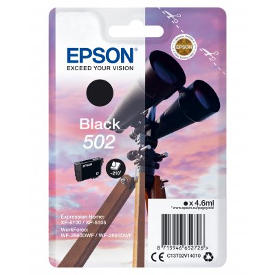 Cartucho de Tinta Original Epson nº502/ Negro