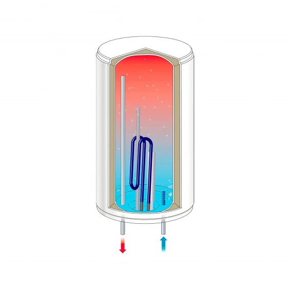 Termo eléctrico Cata CTR-30-M, 30 litros, 1.500 W, vertical, clase C, blanco - imagen 2