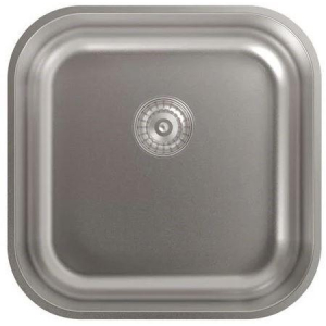 Fregadero Cata CB 40-40, para mueble de 50 cm, 18 x 44.5 x 44.5 cm, 1 cubeta, bajo encimera, inox