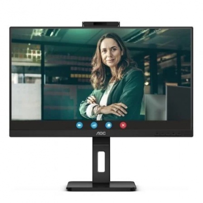 Monitor Profesional AOC 24P3QW 23.8/ Full HD/ Webcam/ Multimedia/ Negro