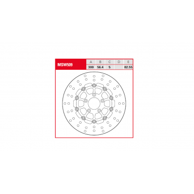 Discos de freno TRW MSW509