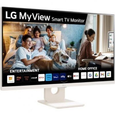 Smart Monitor LG MyView 32SR50F-W 31.5/ Full HD/ Smart TV/ Multimedia/ Blanco
