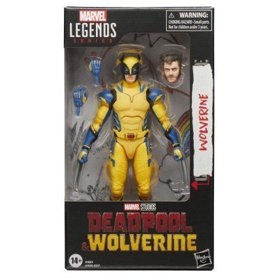 Figura hasbro marvel legends series deadpool & walverine - walverine