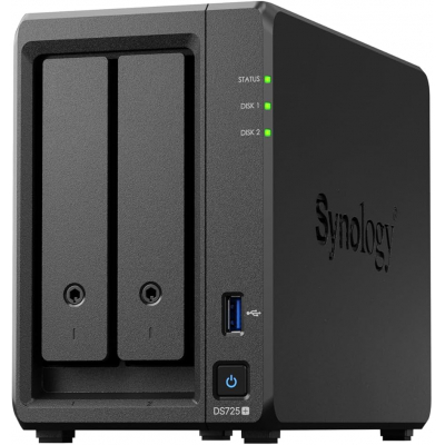 Synology DS725+ NAS 2Bay DiskStation 1x2.5Gb 1xGb