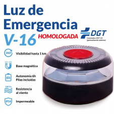 Iunik Baliza V16 IoT/2 Geolocalizada Telefónica y Homolagada por la DGT