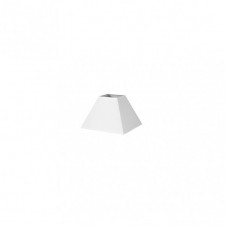 Pantalla Piramide Mezzo E27 Blanco 15dx8dx11h Tejido Popelin