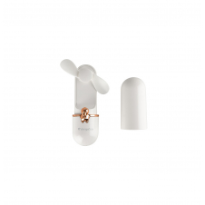 Orbegozo HF 2500 ventilador y nebulizador personal de mano Oro, Blanco Ventilador de mano