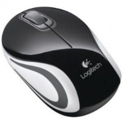 Mouse raton logitech m187 optico wireless inalambrico negro 2.4ghz mini