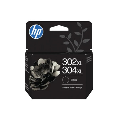 HP Cartucho de Tinta Original 302XL/304XL negro