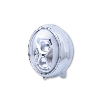 HIGHSIDER 7 inch LED headlight Yuma 2 Typ 8 with TFL, bend lighting 223-244