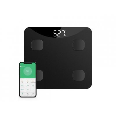 Balança Digital De Análise Corporal Haeger Inteliscale 180kg, 100g, Bluetooth, Smart App