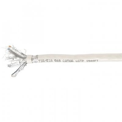 BOBINA EQUIP CATEGORIA 6A S/FTP RIGIDO 4P23 100M 401491