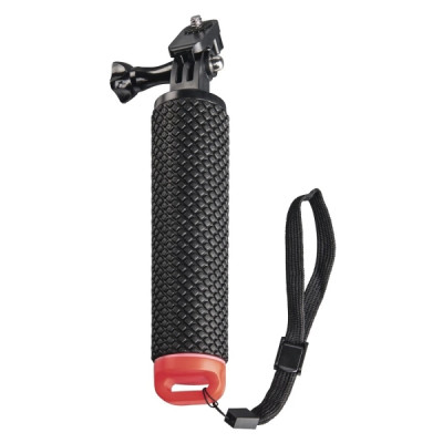 Hama Mango Flotante para Camara Deportiva - Plastico - Rosca Estandar - Color Negro