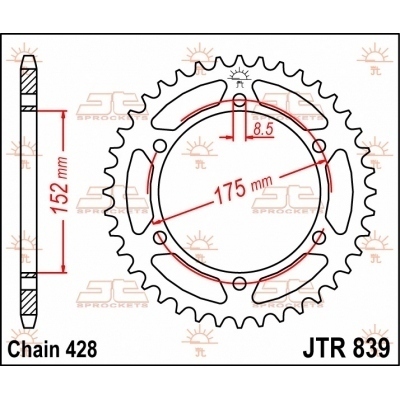 Corona JT SPROCKETS JTR839.52