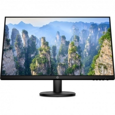 HP V27i Monitor 27 LED IPS Full HD 1080p - Respuesta 5ms - 16:9 - HDMI, VGA - VESA 100x100 - Color Negro