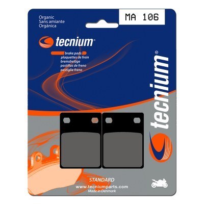 Pastillas de freno Tecnium MA106 Orgánicas MA106