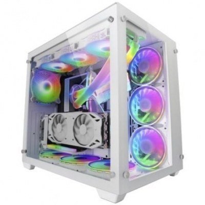 Caja Gaming Torre Mars Gaming MCV3/ Blanca