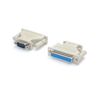 Adapter DB9M - DB25F Beige