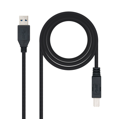 Nanocable - CABLE USB 3 IMPRESORA TIPO A/M-B/M, NEGRO 2 M