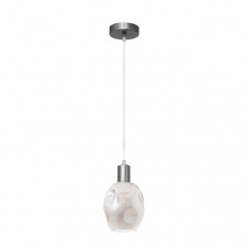 Colgante Meteoro 1xe27 Cromo/fume Regx16 5 Oquedades