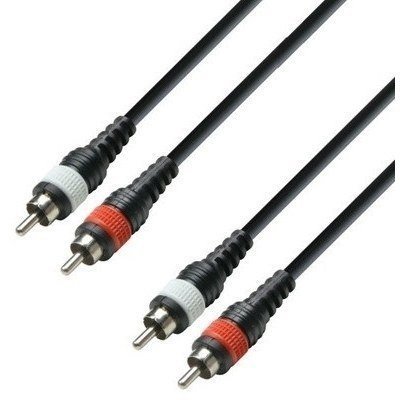 Cable 2xRCA macho a 2xRCA macho 6m ADAM K3M
