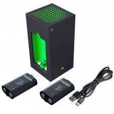Nacon Pack Cargador y Dos Baterias Externas para Mandos XBOX