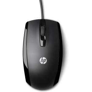 Ratón HP X500 WIRED MOUSE negro