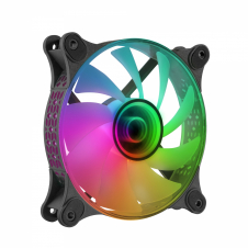 Mars Gaming MF-3D Negro Ventilador ARGB 360º 12cm Espejo Infinito 3D Sistema Anti-vibraciones Ultra-silencioso Compatibilidad Total