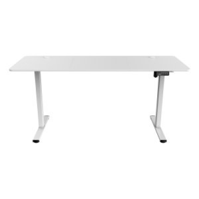 MESA MARS GAMING MGD ERGO PRO W AJUSTE ALTURA ELECTRICO 73-118 TABLERO BLANCO 160x60 CHASIS ACERO