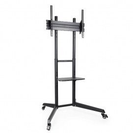 Soporte suelo orientable Tooq FS1170M-B Ramsés, con ruedas, para pantallas de 37" a 70"